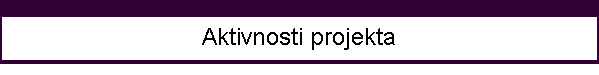 Aktivnosti projekta