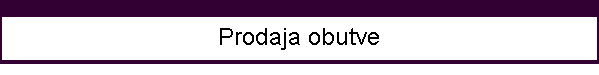 Prodaja obutve